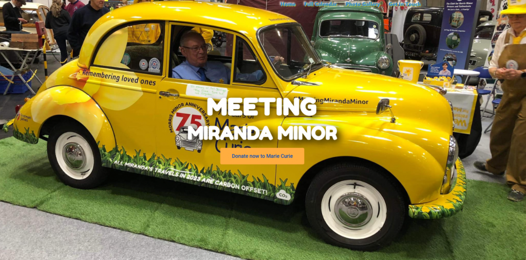 Fundraising Morris Minor